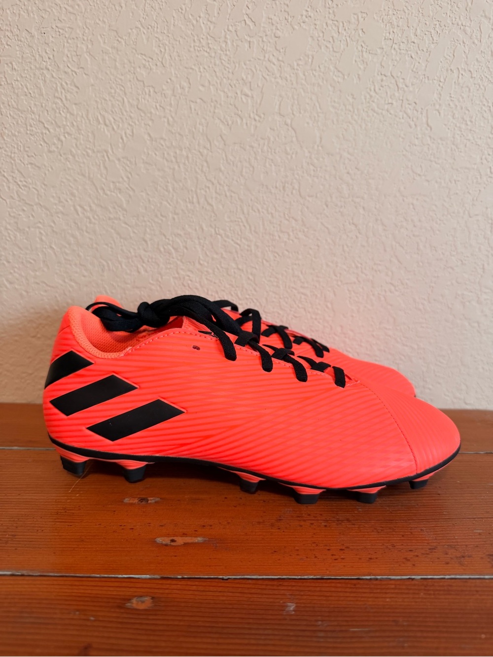 Adidas Soccer Cleats - Bright Red with Black Accents